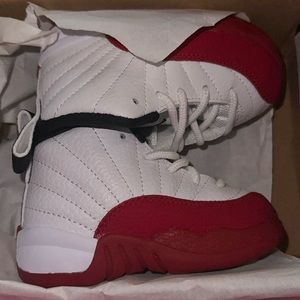 Jordan 12 Retro "Cherry" Toddler Kids' Shoe